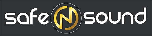 Safe n Sound Audio Visual Logo